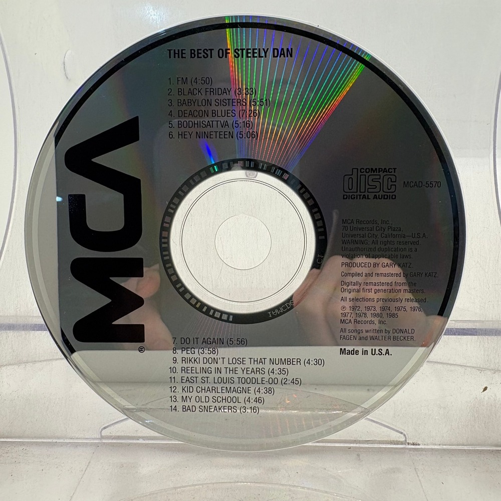 The Best of Steely Dan CD MCA MCAD-5570 Made in USA Compilation Greatest Hits